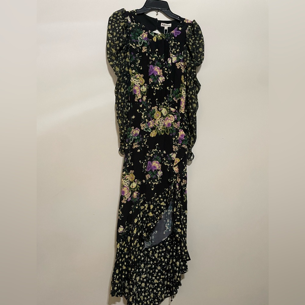 Floral Puff Sleeve Dress - Picture 7 of 7